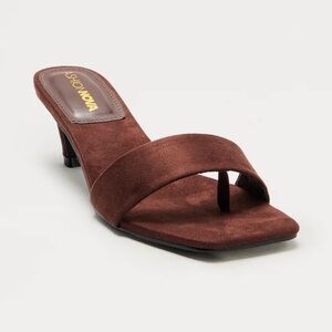 Brown Women's Heeled Sandals